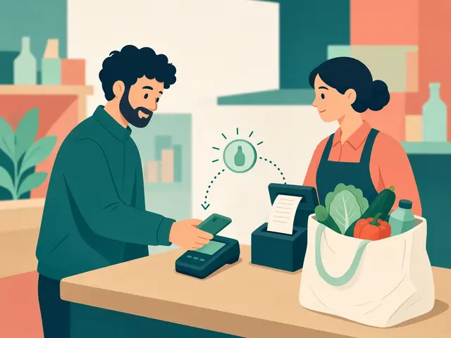 Storyboard panel 4: Refund. The deposit or credit comes back at checkout.
